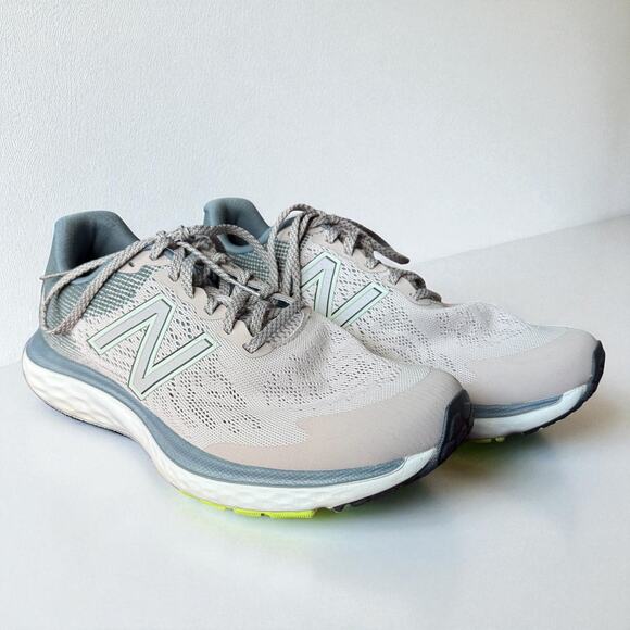 New Balance 8.5 Fresh Foam 680v7 Gray Running Shoes Lightweight Comfort Sport - Picture 1 of 9